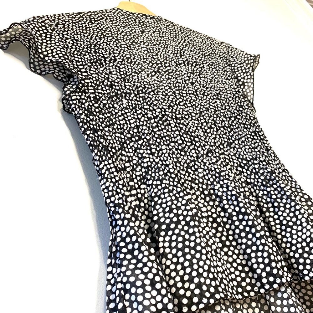 Polka Dot Ruffled Shirt - Picture 3 of 4